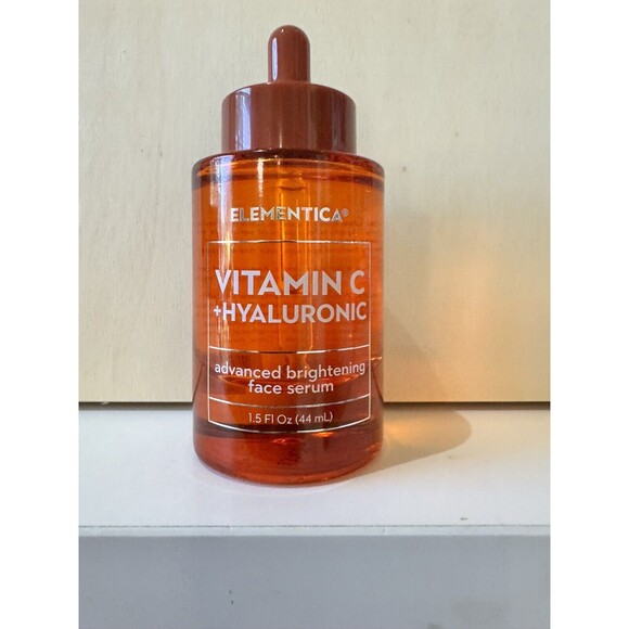 Elementica Vitamin C + Hyaluronic Advanced Brightening Face Serum 1.5 fl oz 44mL - Picture 1 of 2